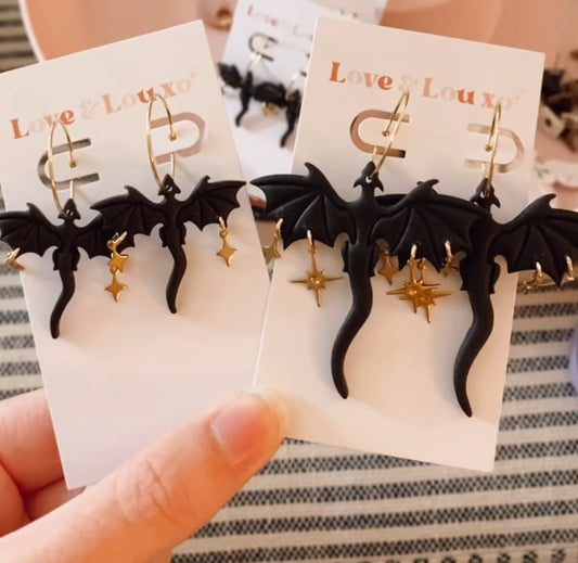 Black Dragon Dangles