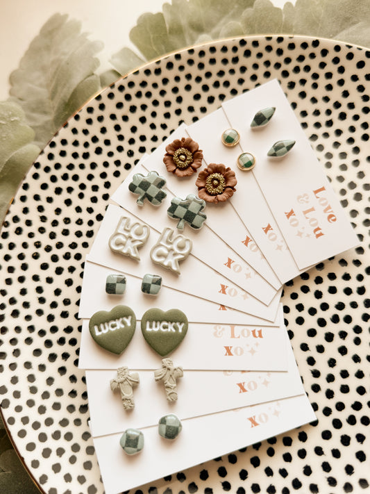 St. Patrick's Day Studs 2