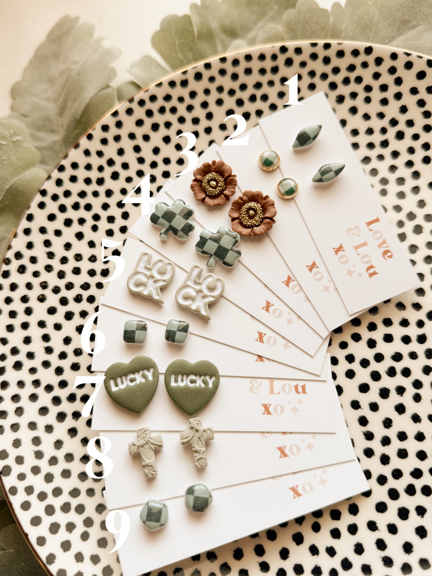 St. Patrick's Day Studs 2